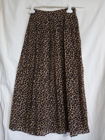 Jupe longue léopard XS kiabi