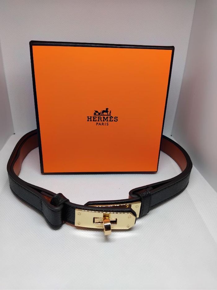 Ceinture hermes en cuir 105cm