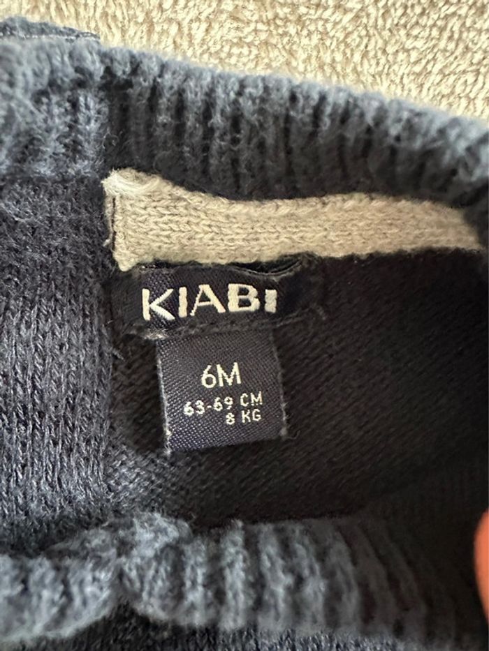 Pull col V garçon - 6 mois - Kiabi - photo numéro 2