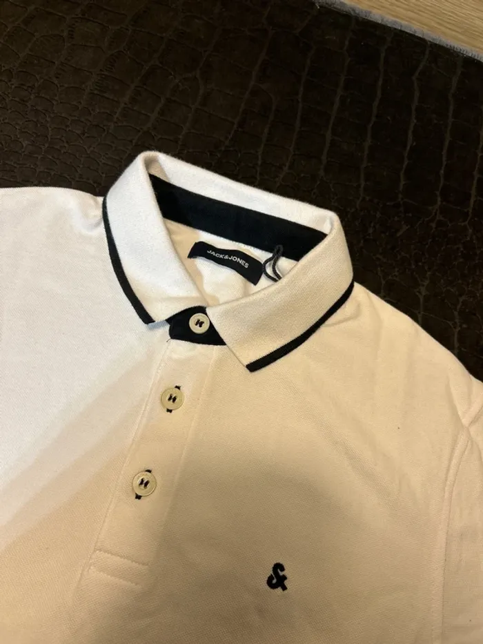 T shirt Jack & Jones homme blanc s - photo numéro 2