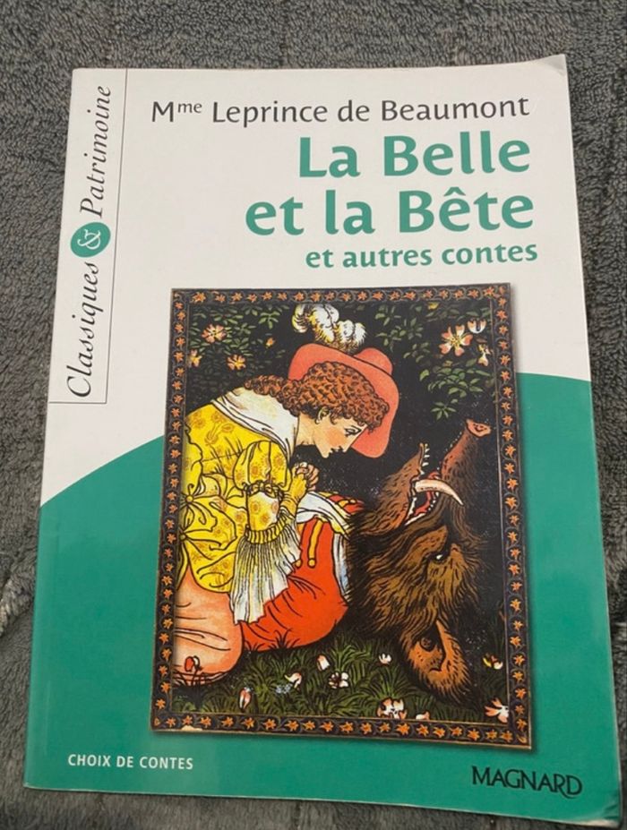 Livre la belle et la bête
