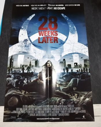 Poster Affiche 28 Weeks Later Transformers cinema movie Bumblebee semaines