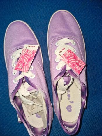 Baskets lilas  femme p 39 philov