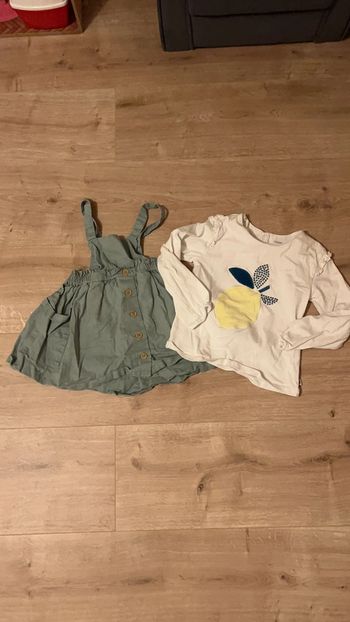 Lot robe et tee shirt