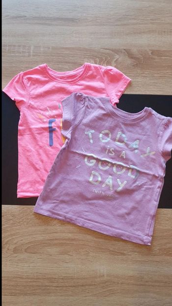 Lot de 2 tee-shirts manches courtes 18-24 mois