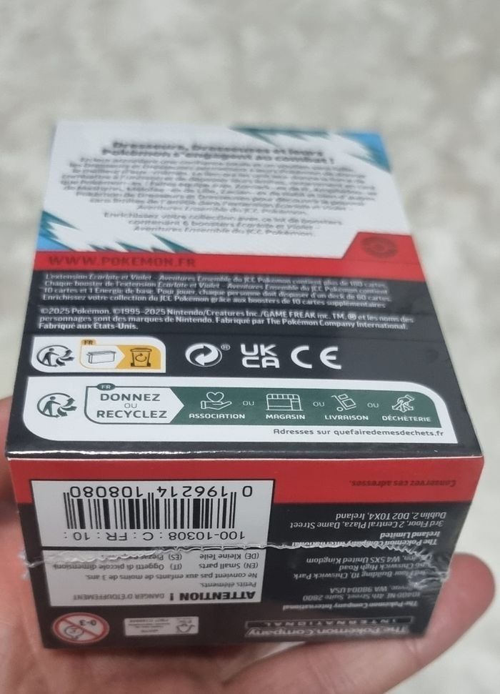 Pokemon Coffrets Aventures Ensembles EV09 etb+ bundle - photo numéro 3