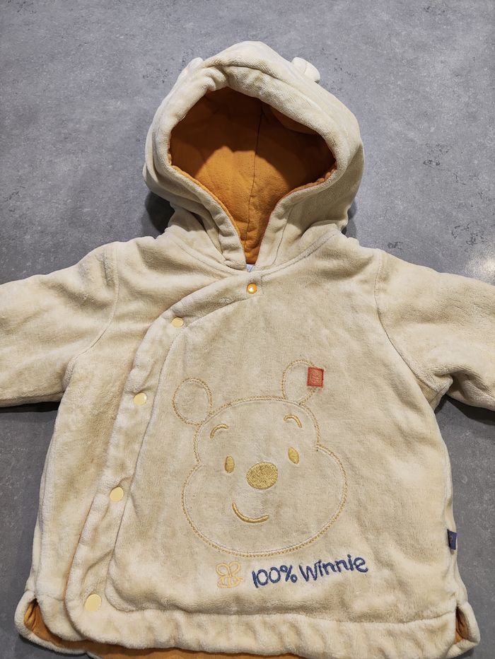 Manteau bébé Disney Winnie l’Ourson – Taille 6 mois - photo numéro 2