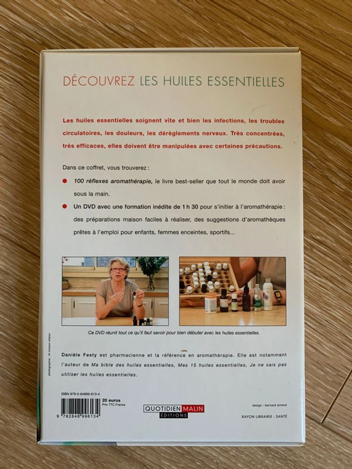 Coffret aromathérapie - Danielle festy avec livret et dvd - découvrez les huiles essentielles - photo numéro 9