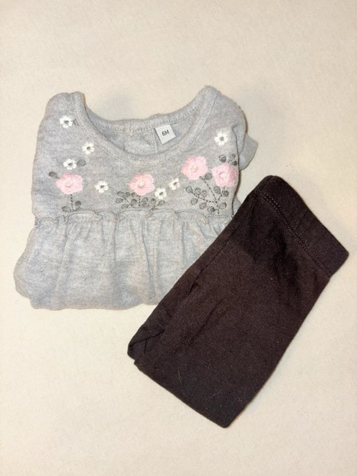 Ensemble 2 pièces tunique et legging 6mois