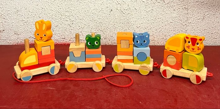 Train en bois Djeco
