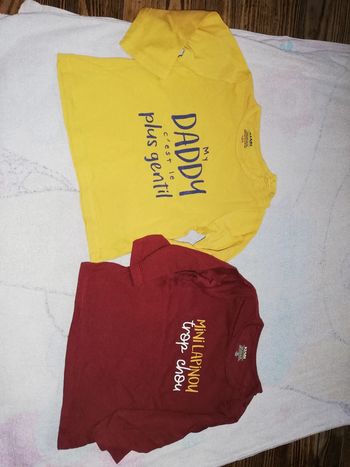 Lot de 2 tee shirt 12 mois