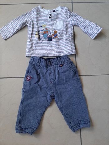 Ensemble garçon 9 mois