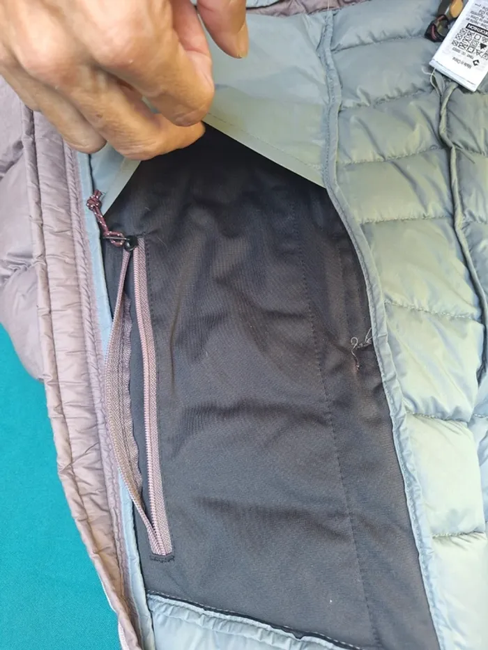 Doudoune à capuche en duvet de trek montagne MT500 -10 °C Femme forclaz S EUR - photo numéro 10