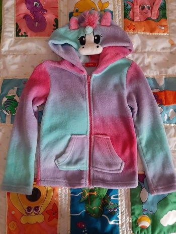 Gilet capuche licorne tissaia