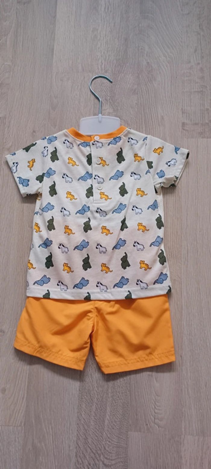 Ensemble bébé garçon, motif petits animaux Plus Collection, taille 18 mois, neuf avec étiquette. - photo numéro 5