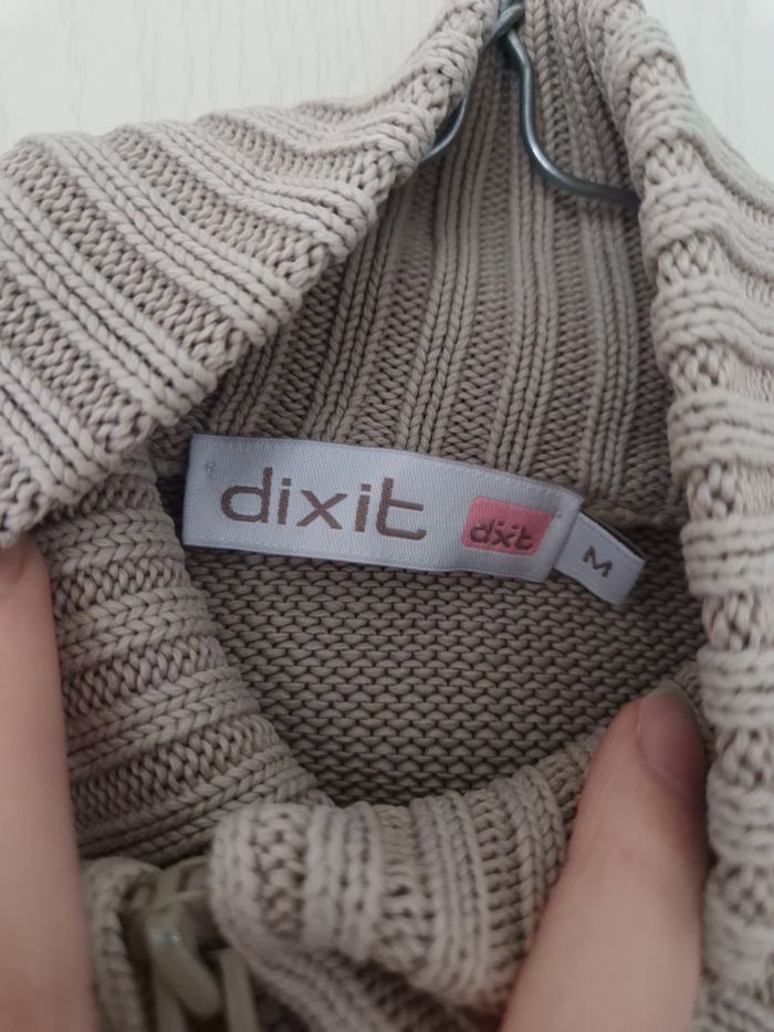 Gilet a fermeture éclair beige femme dixit taille M/38 - photo numéro 6