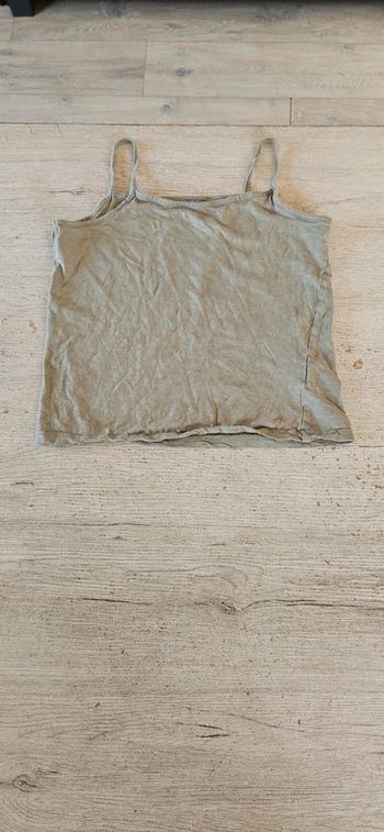 Débardeur tout simple, kaki foncé, Orchestra, 12 ans