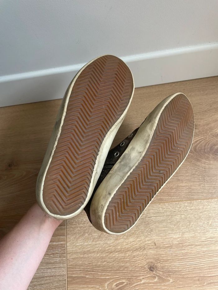 Baskets montantes grises Golden Goose - photo numéro 4