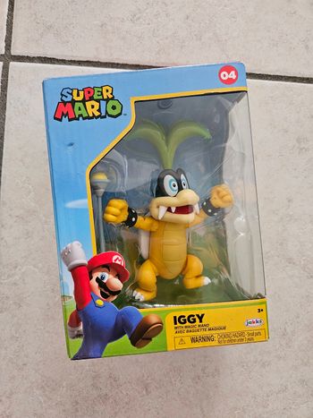 Figurine super mario iggy pop neuve