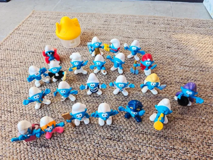 Lot 23 Jouets figurines Schtroumpfs Mcdo - photo numéro 9