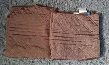 2 tête de lit carré en tissu