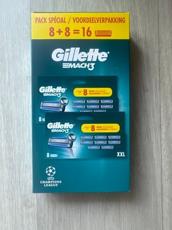 Pack 16 lames Gillette mach 3 neuf