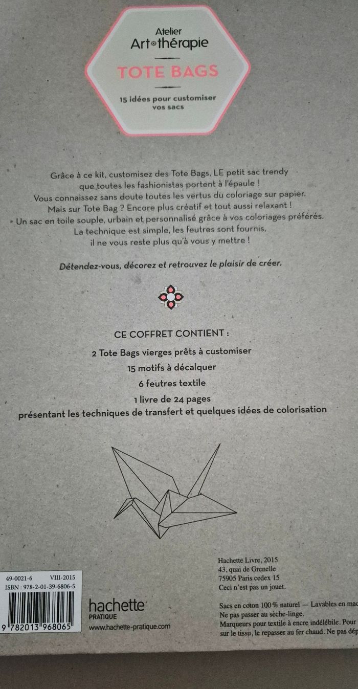 Coffret Tote Bag - photo numéro 3