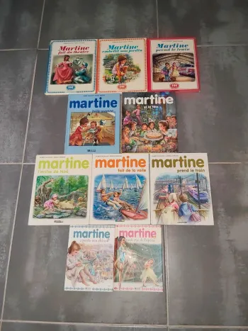 Lot 10livres Martine