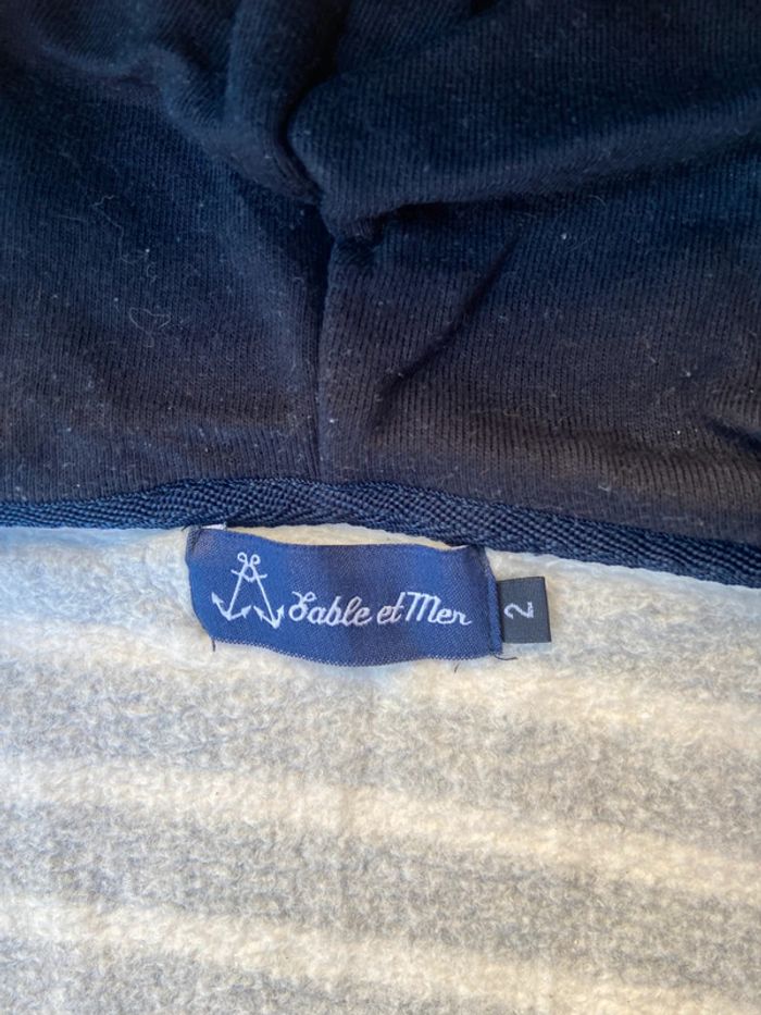 Veste pull zip garçon 24 mois Sable et mer - photo numéro 4