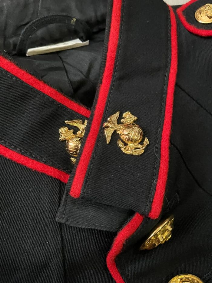 Veste Gabardine US Marine Corps ROTC – Vintage militaire – Taille 41S - made in USA - photo numéro 6