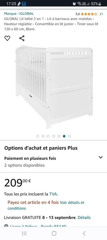 Lit bebe evolutif