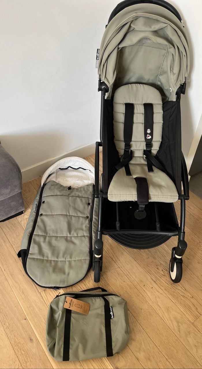 Poussette YoYo + chancelière coloris olive Babyzen - photo numéro 2