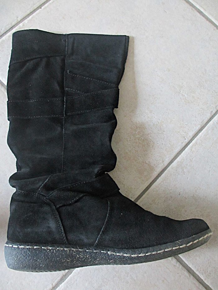 Bottes velours noires femme Nothing Else – Pointure 37 - photo numéro 4