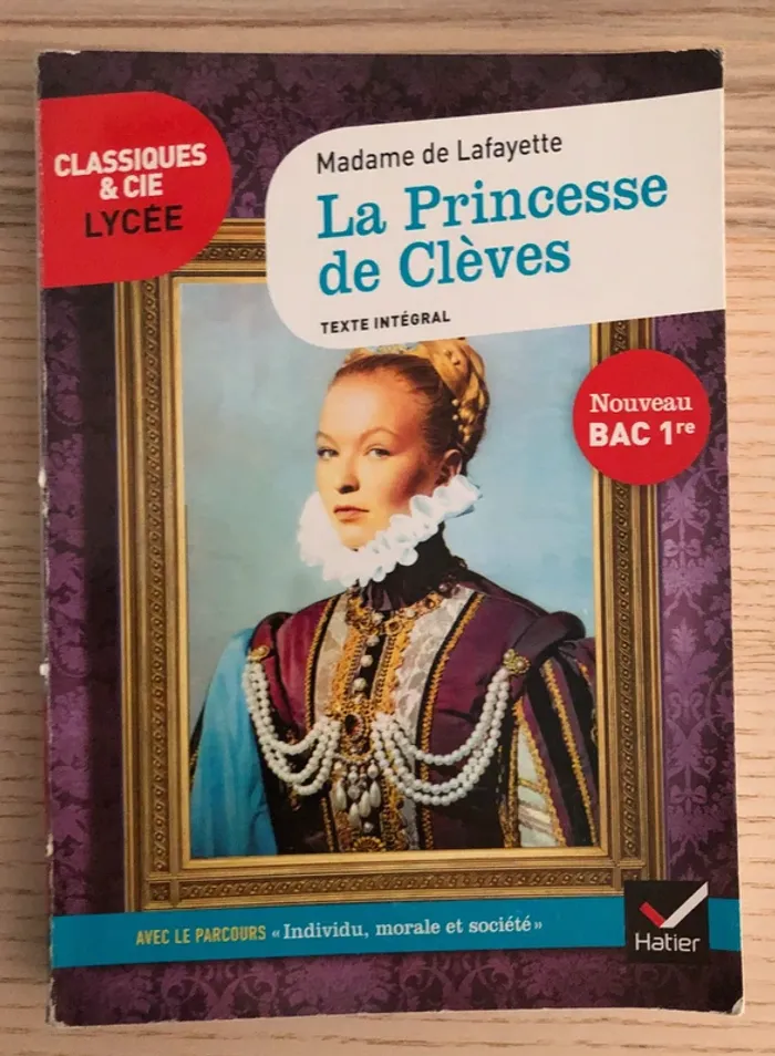 Princesse de Clèves, intégral, bac de 1ère