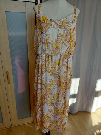 Très jolie robe longue d'été femme T 48