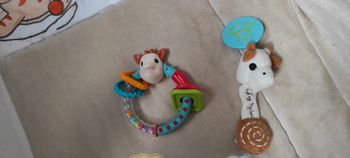 Anneau dentition+ accroche sucette