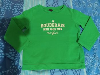 Pull vert 5 ans
