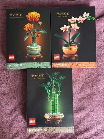 Lot de 3 lego botanique 