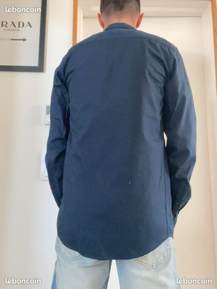 Chemise Bleu Marine Taille S Galeries Lafayette Homme Neuve - photo numéro 2