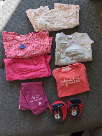 Lot vêtements bébé fille 3 mois hiver