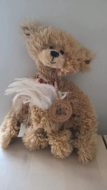 peluche de collection Louise Mansen. Très bon état. 35 cm indienne