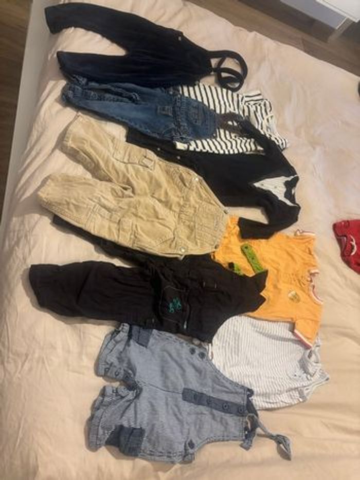 Lot de combinaisons et salopettes garçon 18 mois - photo numéro 2