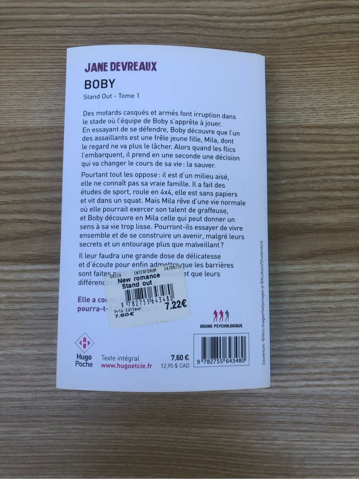 Stand Out (Boby) - Tome 1 de Jane Devreaux - photo numéro 2