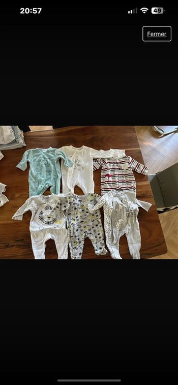 Pyjama garçon 1 mois