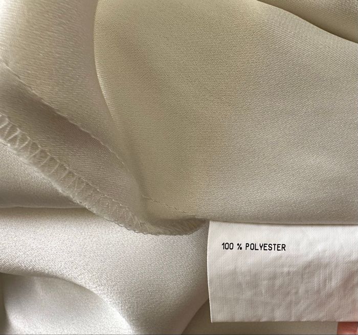 Chemisier blanc crème et doré Old Money Vintage T46 3XL - photo numéro 6