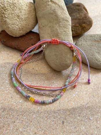 Bracelet perle réglable neuf