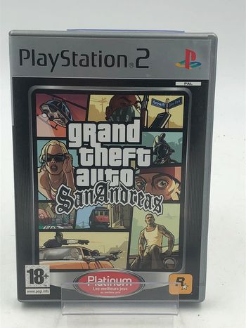 Jeu video GTA Gran Theft Auto San Andreas sur console Sony PlayStation 2