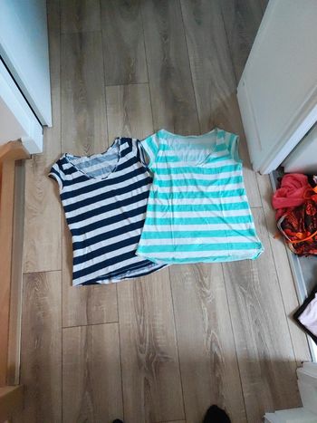 Lot t-shirts rayés promod