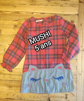 Robe écossaise MUSHI 5 ans