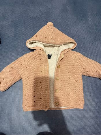 Gilet molletonné bébé fille